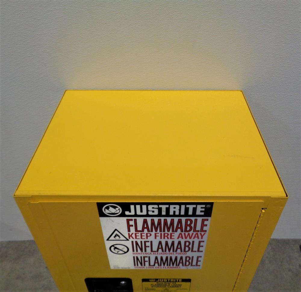 Justrite Sure-Grip EX Flammable Liquid Storage Cabinet #891200, 12-Gal. Capacity